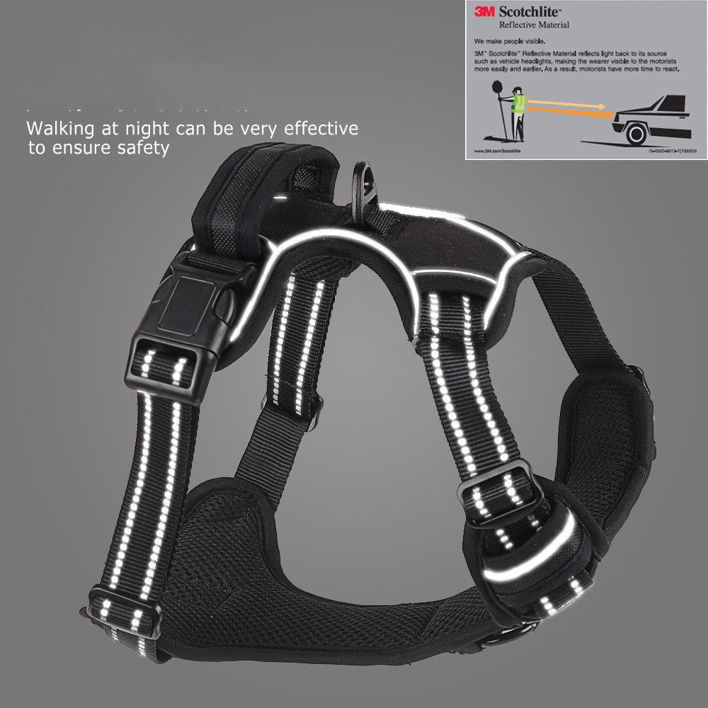 No-Pull Reflective Dog Harness – Secure, Breathable & Comfortable - Pawticaa