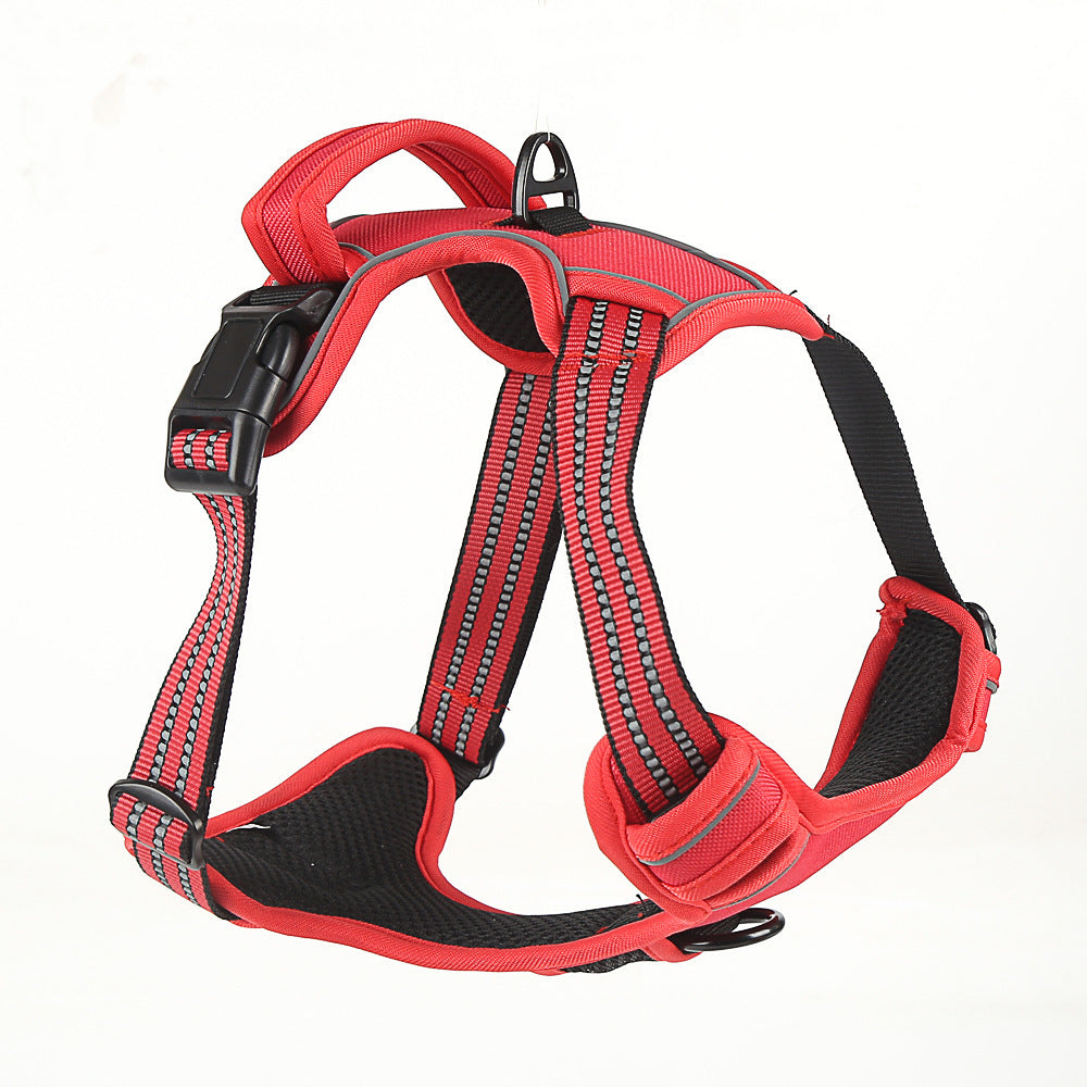 No-Pull Reflective Dog Harness – Secure, Breathable & Comfortable - Pawticaa