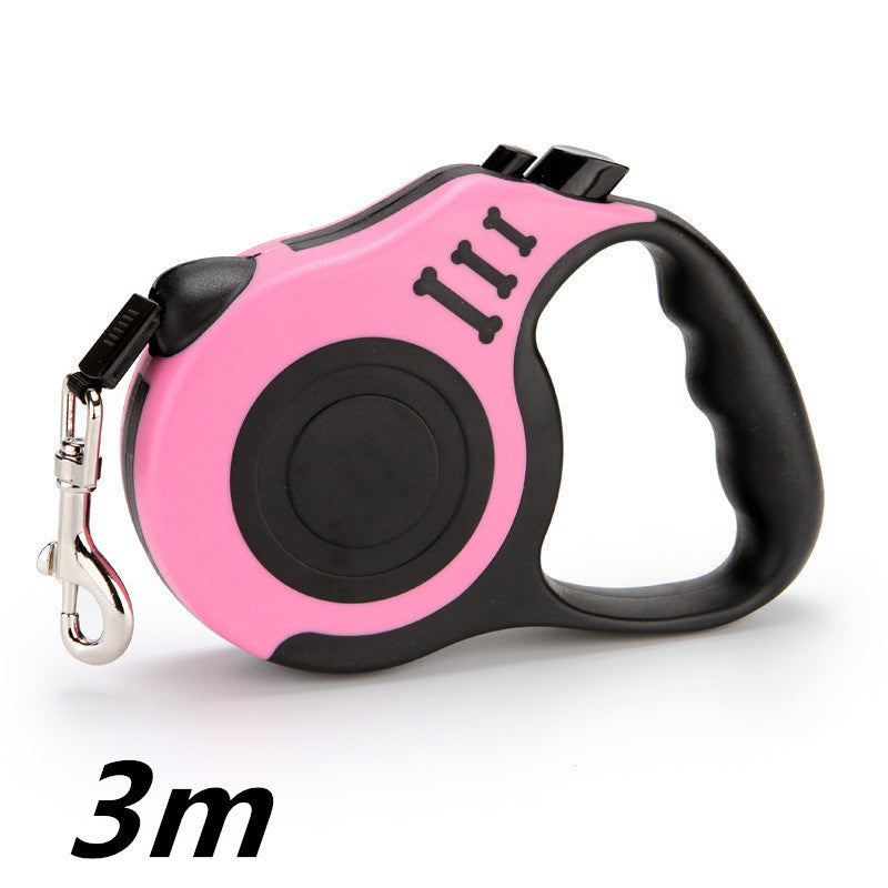 Automatic Retractable Dog Leash – One-Hand Brake & Lock System - Pawticaa