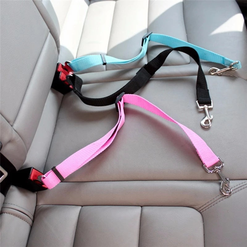 Adjustable Car Seat Belt for Pets – Safe & Comfy Rides - Pawticaa