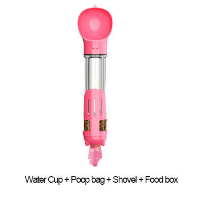 Pawticaa™ 3‑in‑1 Travel Bottle – Water, Food & Waste on the Go - Pawticaa