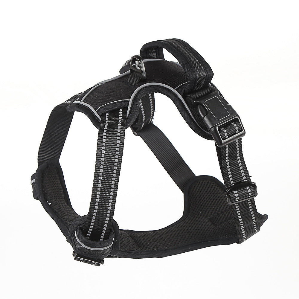 No-Pull Reflective Dog Harness – Secure, Breathable & Comfortable - Pawticaa