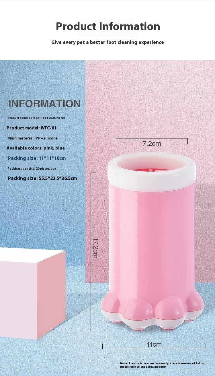 Portable Dog Paw Cleaner – Gentle & Effective Cleaning - Pawticaa