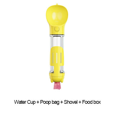 Pawticaa™ 3‑in‑1 Travel Bottle – Water, Food & Waste on the Go - Pawticaa
