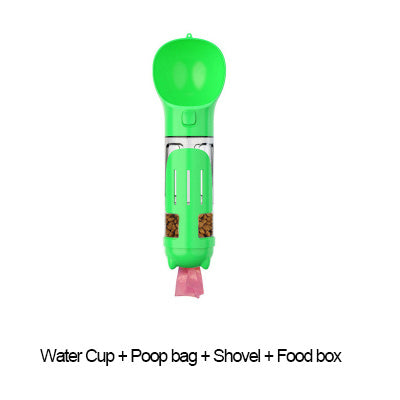 Pawticaa™ 3‑in‑1 Travel Bottle – Water, Food & Waste on the Go - Pawticaa