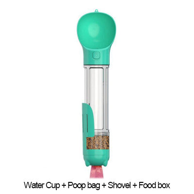Pawticaa™ 3‑in‑1 Travel Bottle – Water, Food & Waste on the Go - Pawticaa