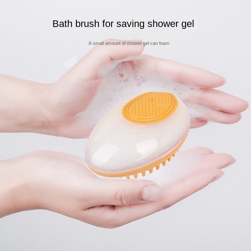 2-in-1 Pet Bath & Massage Brush – Soft Silicone Grooming Tool for Dogs & Cats - Pawticaa