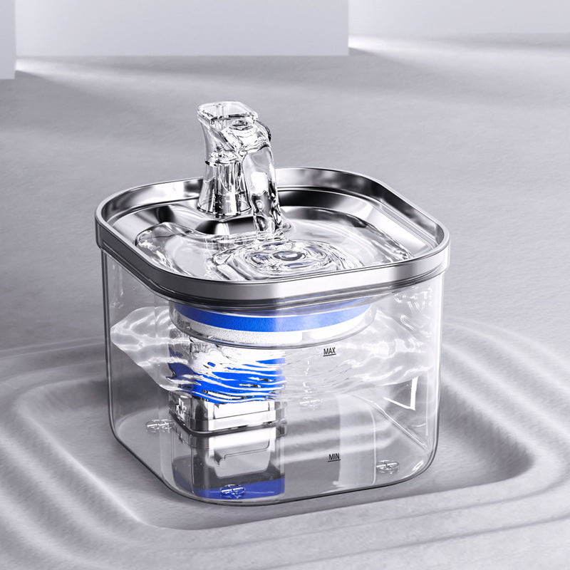 Hydration Meets Hygiene – Pawticaa™ Stainless Steel Smart Fountain - Pawticaa
